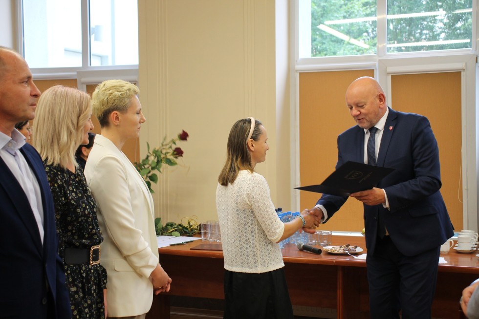 Akty nadania stopnia awansu zawodowego dla nauczycieli z powiatu sztumskiego.