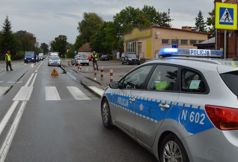 Malbork. Policja zatrzymała sprawcę potrącenia nastolatki na przejściu dla pieszych.