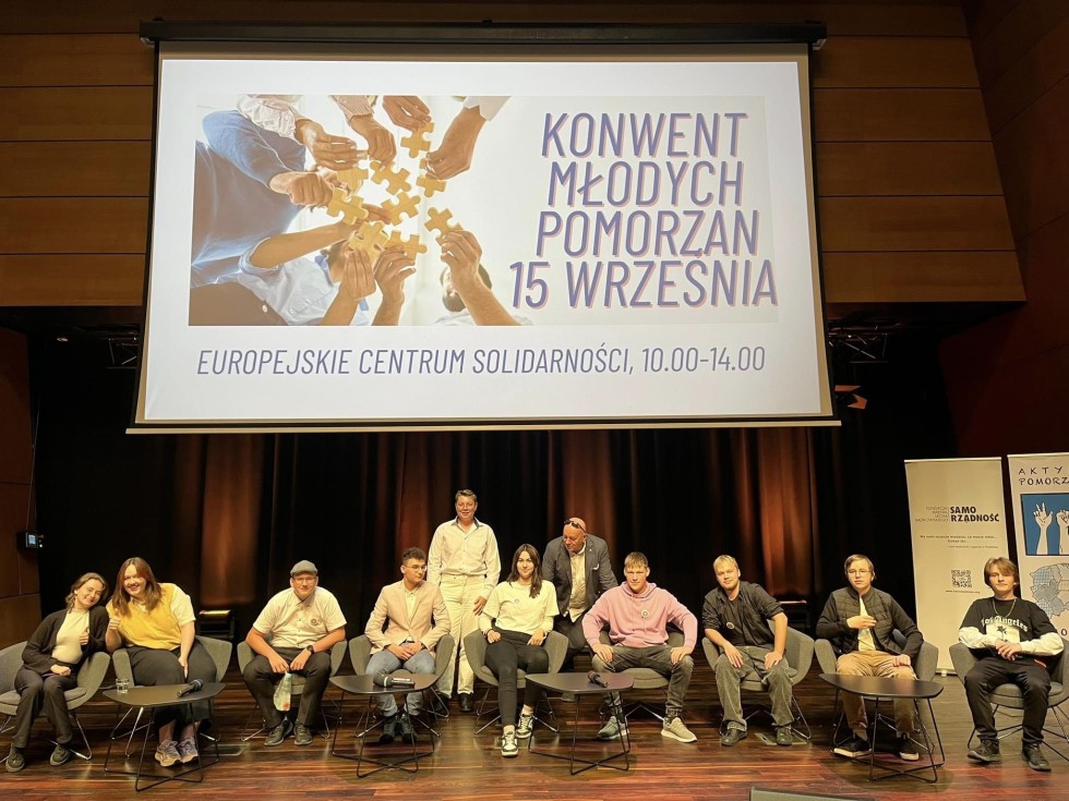Młodzież powiatu sztumskiego na Konwencie Młodych Pomorzan.