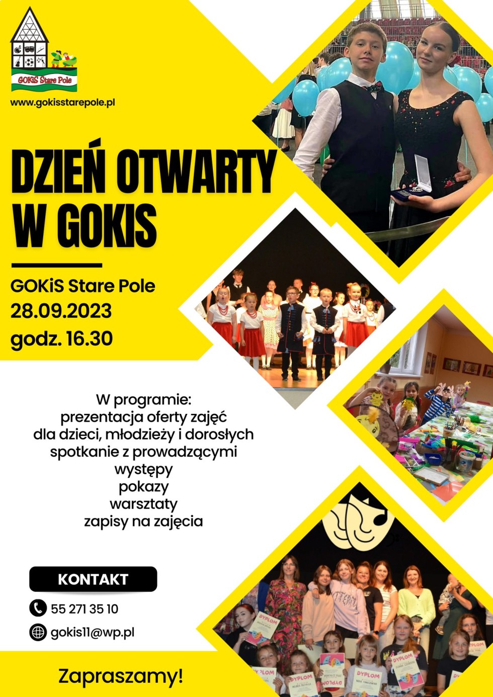 Stare Pole. Dzień Otwarty w Gminnym Ośrodku Kultury i Sportu.