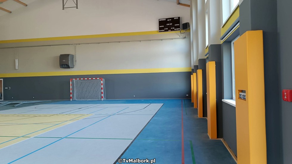 Miłoradz. Budowa hali sportowej przy Zespole Szkół i Przedszkola na finiszu. Wkrótce uroczyste otwarcie obiektu.