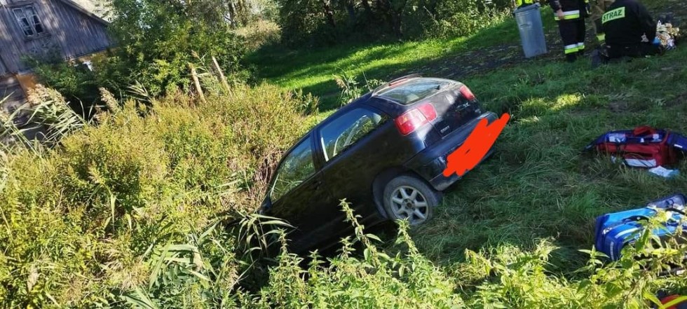 Powiat malborski. Wypadek spowodowany przez 84-letniego kierowcę i kolizja z udziałem kierującego bez uprawnień.