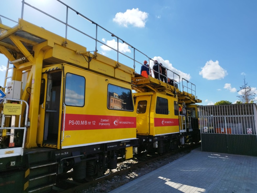 Malbork. Warsztaty dla strażaków z ratownictwa w transporcie kolejowym.