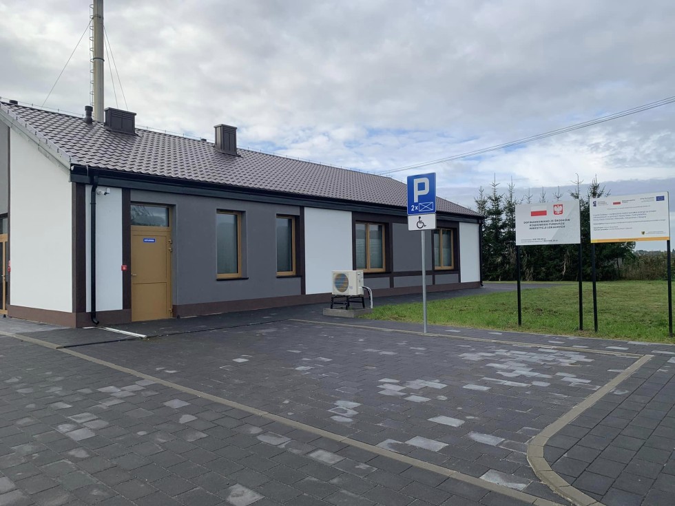 Powiat nowodworski. Otwarcie świetlicy wiejskiej w Kmiecinie.