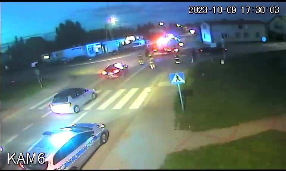 Miłoradz. Osobówka potrąciła 74-letnią rowerzystkę – kobieta trafiła do szpitala.