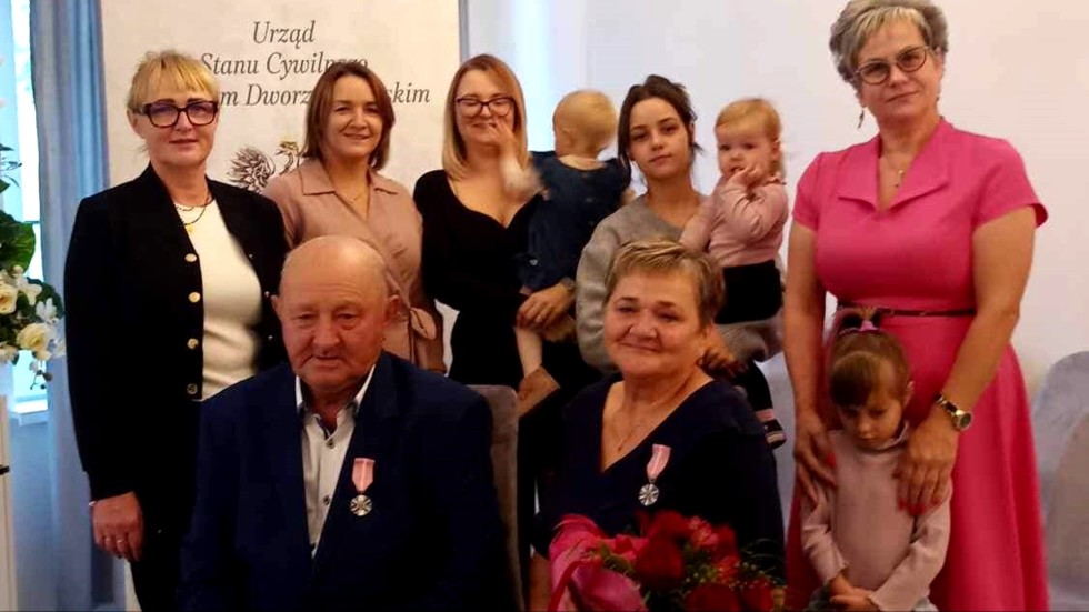 Nowy Dwór Gdański. Złote Gody państwa Sałek.