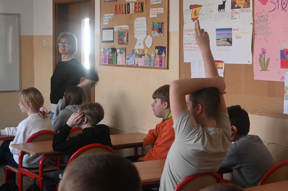 Lekcja geodezji ze Starostą Nowodworskim.