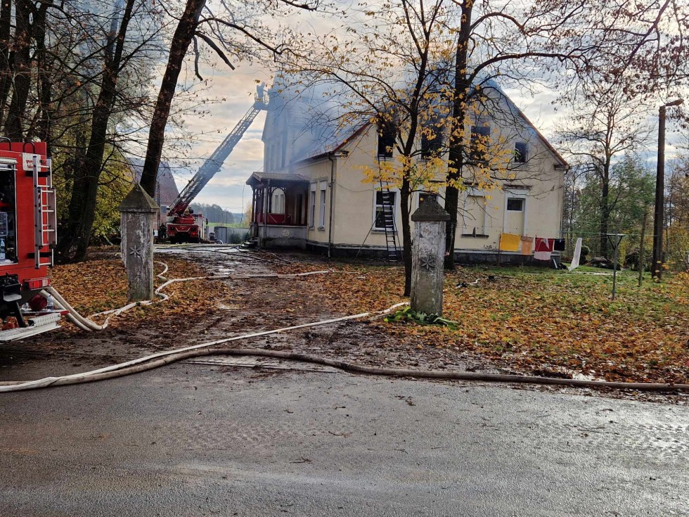 Powiat sztumski. Śmierć w płomieniach – jedna osoba zginęła w pożarze budynku w Cygusach.