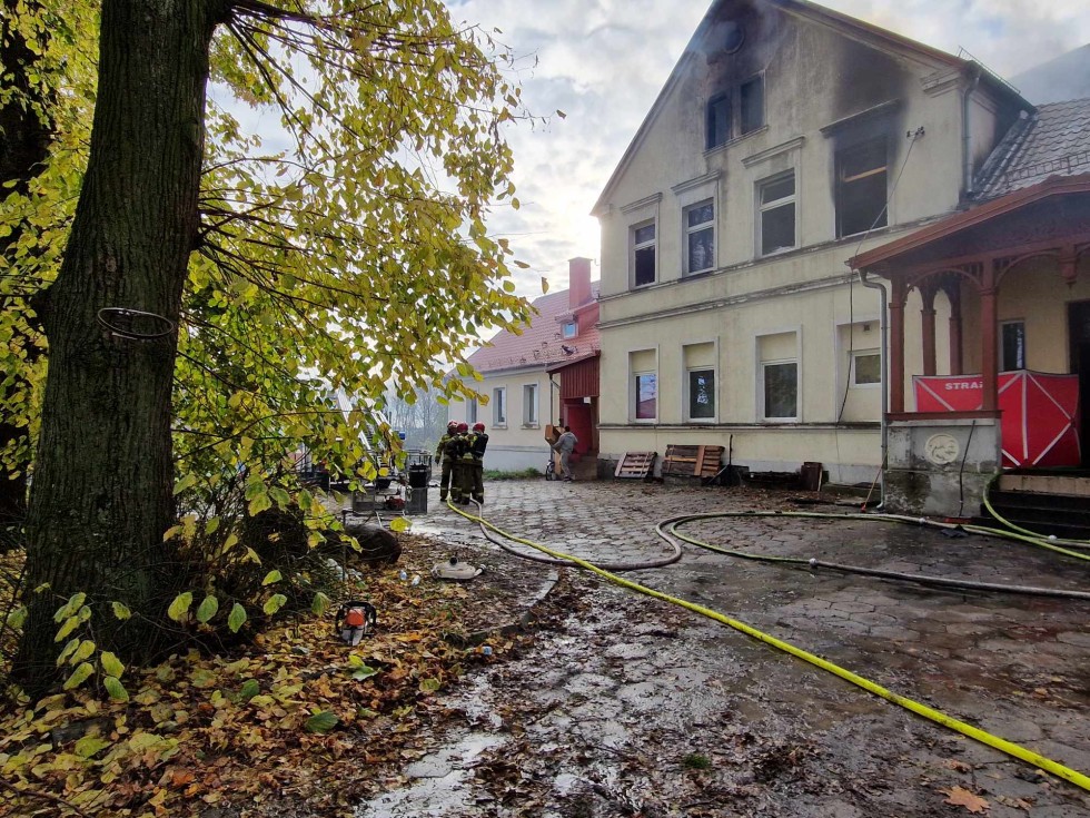 Powiat sztumski. Śmierć w płomieniach – jedna osoba zginęła w pożarze budynku w Cygusach.