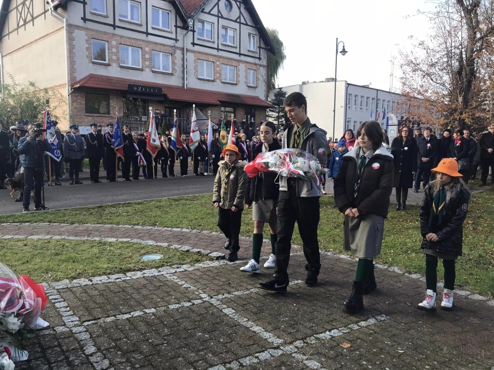 Obchody odzyskania przez Polskę Niepodległości w Nowym Dworze Gdańskim.