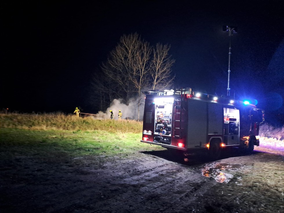 Śmiertelny pożar w Cygusach – raport sztumskich służb mundurowych.