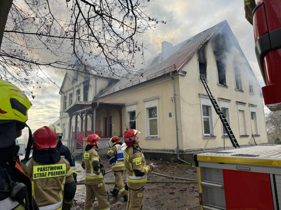 Śmiertelny pożar w Cygusach – raport sztumskich służb mundurowych.