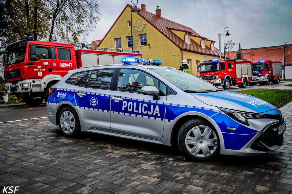 Pożar autobusu w Nowym Stawie – tygodniowy raport malborskich służb mundurowych.