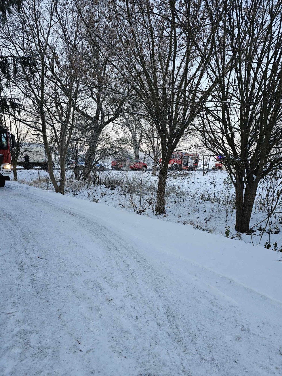 Tragamin. Mężczyzna zginął w pożarze domu.