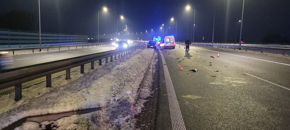 Nowy Dwór Gdański. Jedna osoba poszkodowana w zderzeniu osobówek.