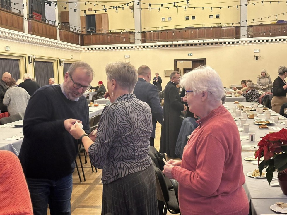 Nowy Dwór Gdański. Spotkanie wigilijne seniorów.