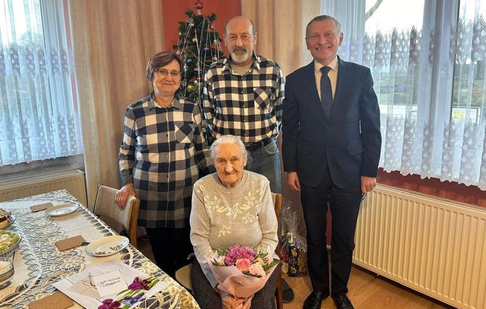 Nowy Dwór Gdański. 96. urodziny Heleny Gąsiorek.