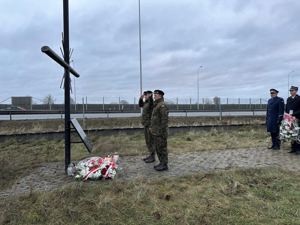 Nowy Dwór Gdański. Pamięci czołgistów – ofiar stanu wojennego.