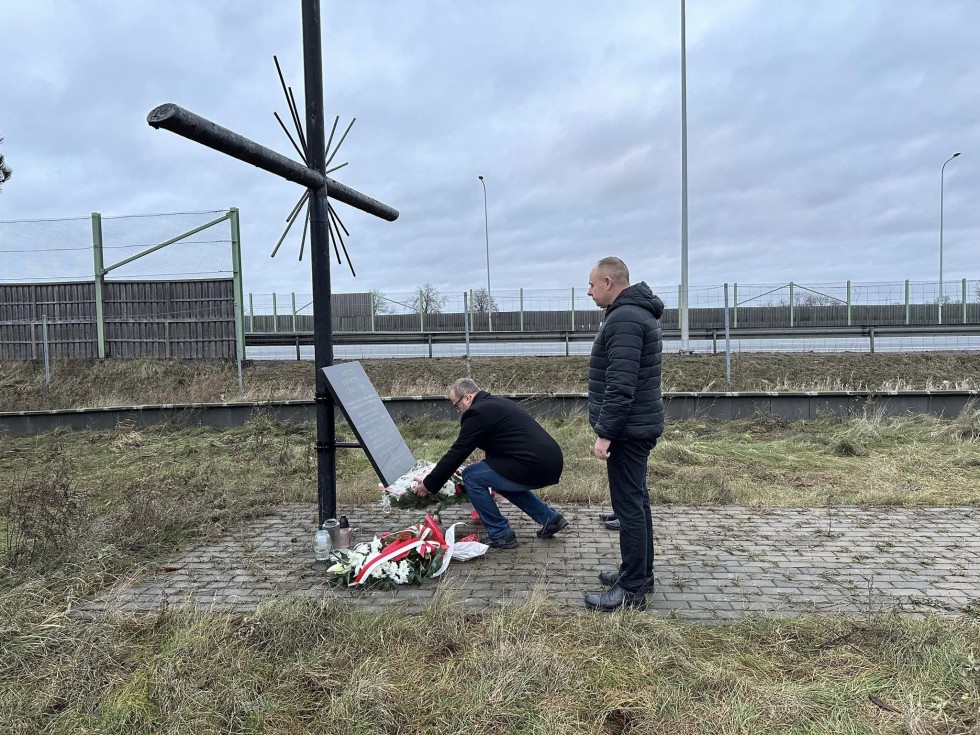Nowy Dwór Gdański. Pamięci czołgistów – ofiar stanu wojennego.