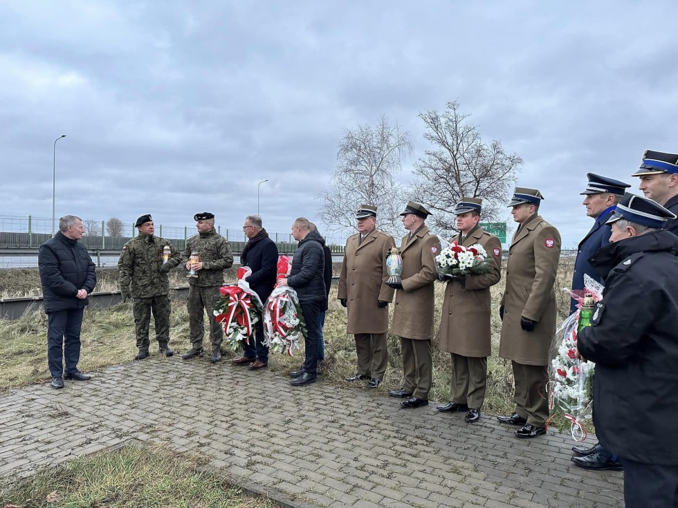 Nowy Dwór Gdański. Pamięci czołgistów – ofiar stanu wojennego.