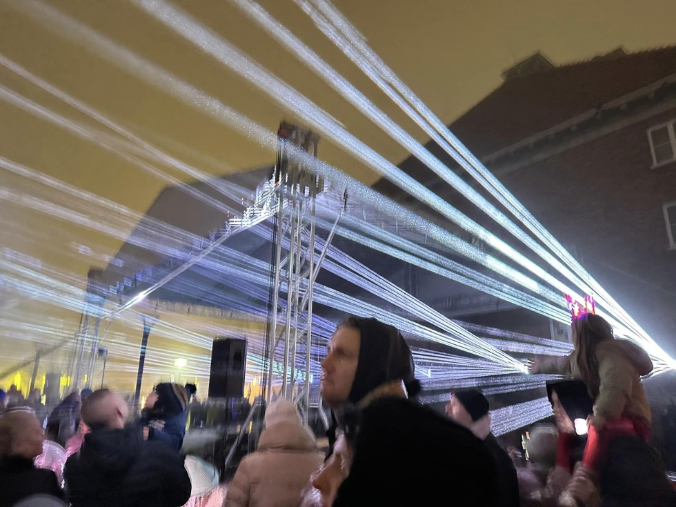 Mieszkańcy Nowego Dworu Gdańskiego przywitali Nowy 2024 Rok.