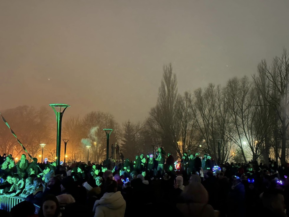 Mieszkańcy Nowego Dworu Gdańskiego przywitali Nowy 2024 Rok.