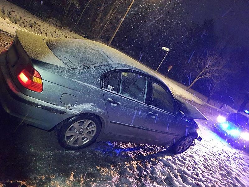 Malbork. Spowodował kolizję będąc pod wpływem narkotyków i uciekał przed policjantami.
