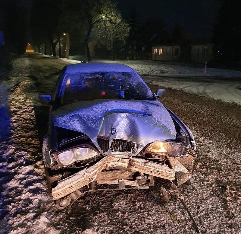 Malbork. Spowodował kolizję będąc pod wpływem narkotyków i uciekał przed policjantami.