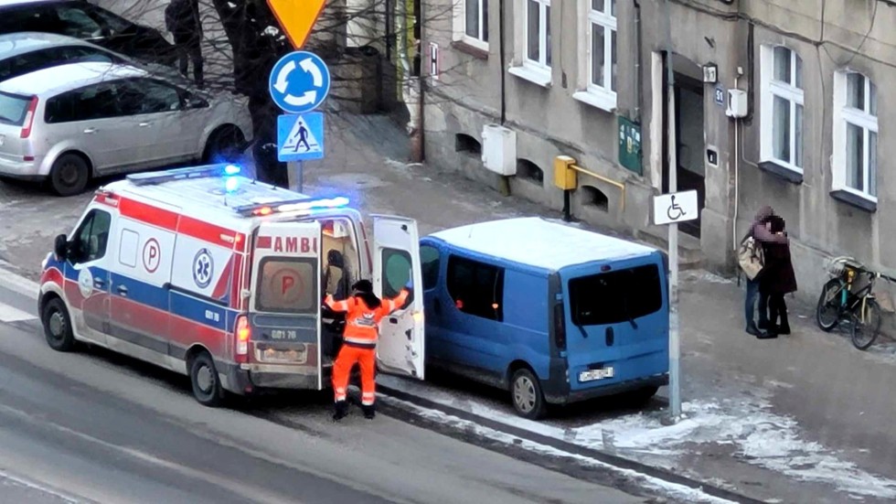 Malbork. Akcja reanimacyjna na ul. Sienkiewicza.