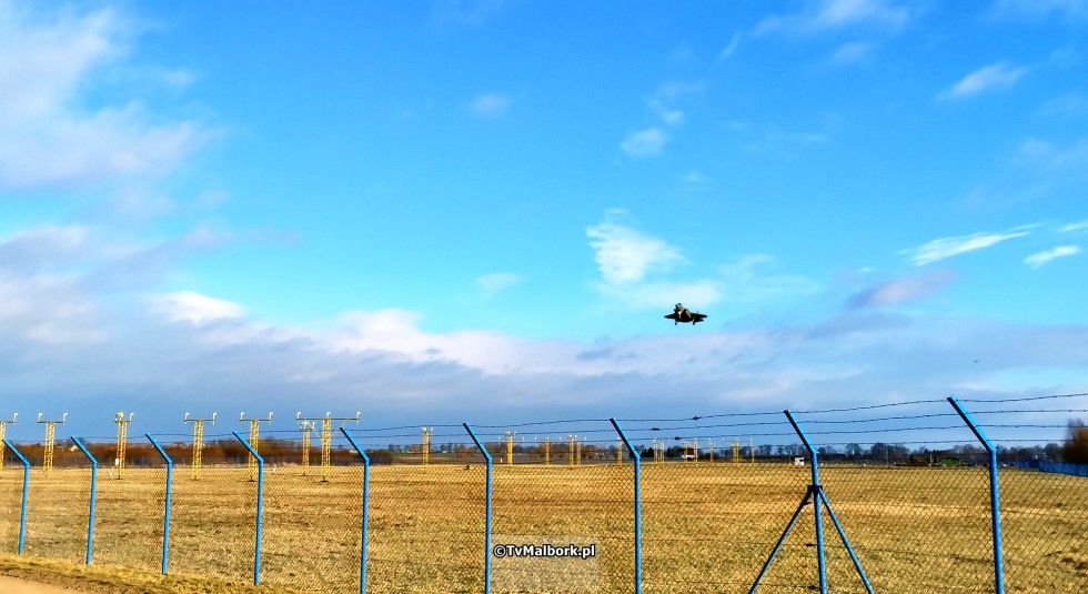 Włoskie F-35A Lightning II w Malborku. Zobacz wideo i zdjęcia - 19 stycznia 2024
