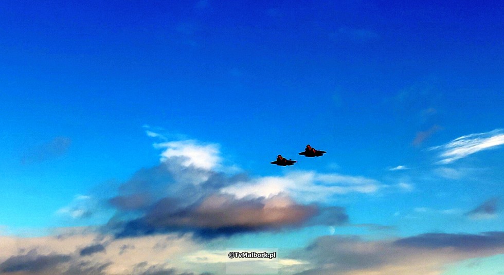 Włoskie F-35A Lightning II w Malborku. Zobacz wideo i zdjęcia - 19 stycznia 2024