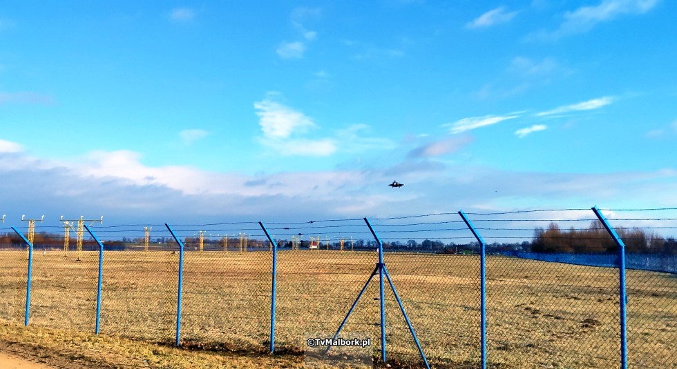 Włoskie F-35A Lightning II w Malborku. Zobacz wideo i zdjęcia - 19 stycznia 2024