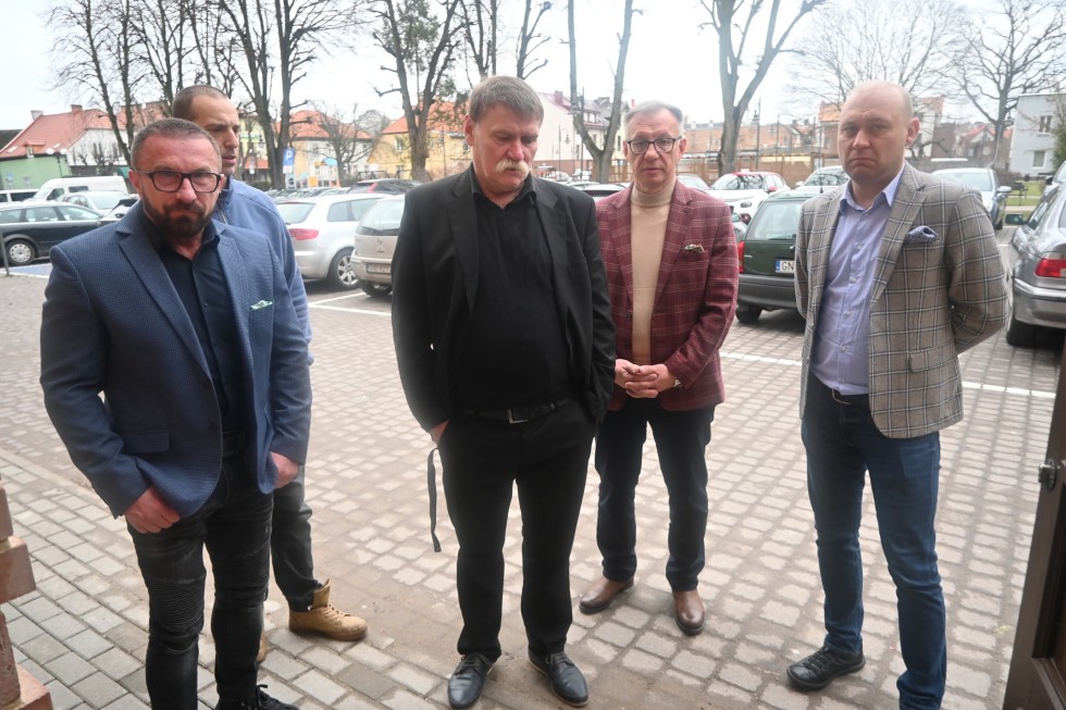 Nowy Dwór Gdański. Odbiór końcowy budynku Starostwa Powiatowego.