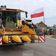 W Malborku protestowali rolnicy. Zobacz foto i wideo relację - 20.03.2024