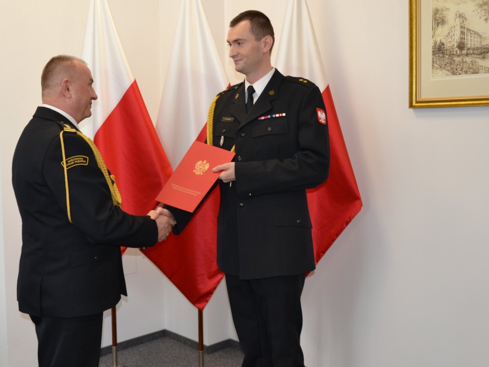 Nowy Dwór Gdański. Mł. kpt. Mariusz Reimus powołany na Komendanta Powiatowego Państwowej Straży Pożarnej.