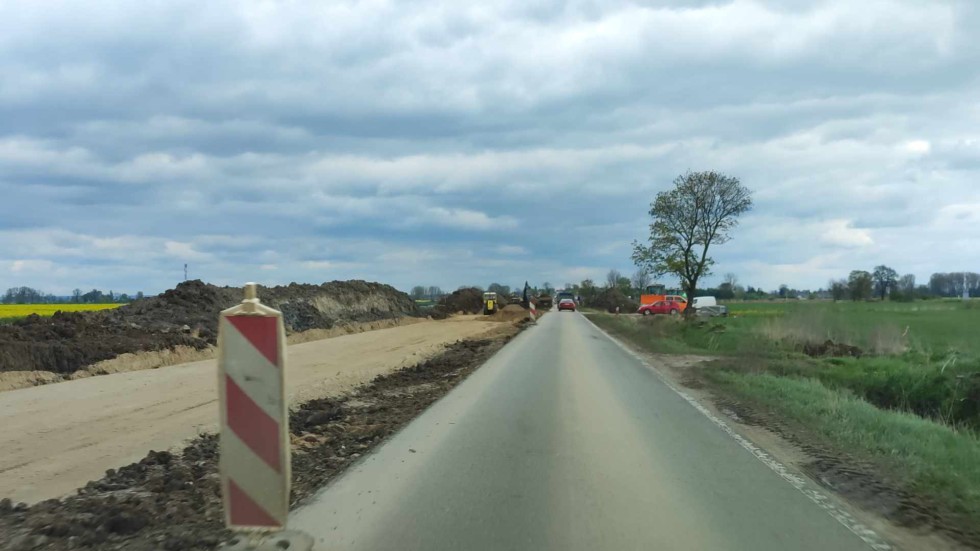DK22. Coraz bliżej końca rozbudowy odcinka Malbork-Stare Pole. 04.2024 Wideo i zdjęcia