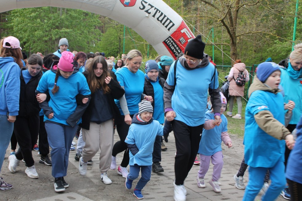 Powiat sztumski. Razem dla Autyzmu - za nami piknik biegowy.