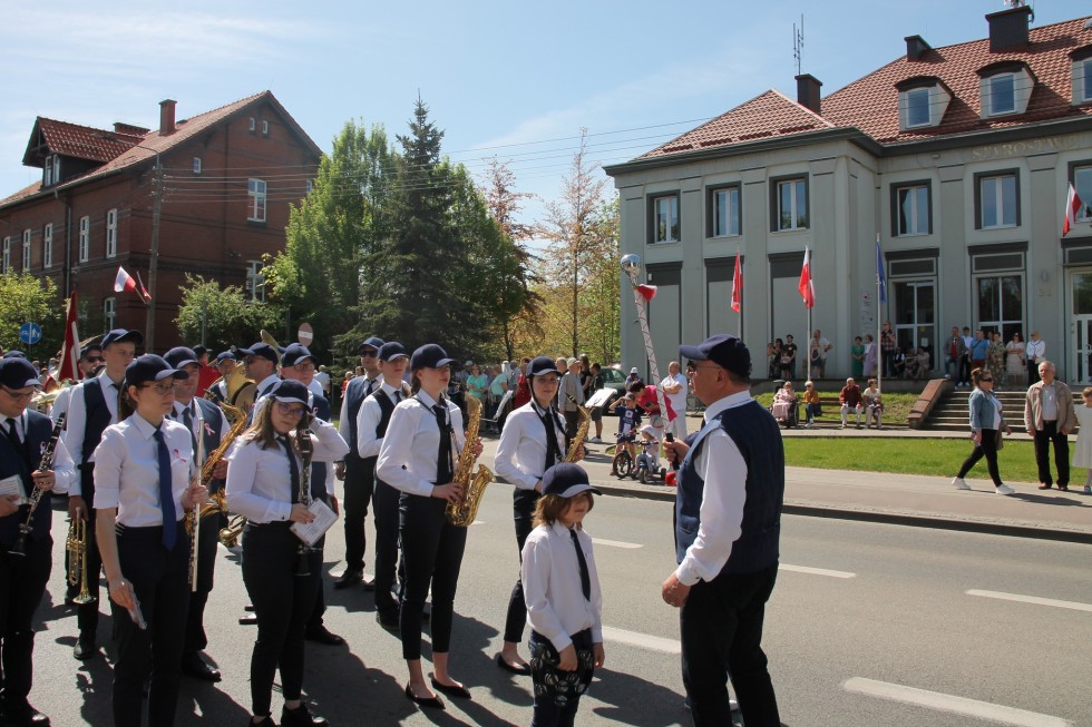 Sztum. Obchody 233. rocznicy uchwalenia Konstytucji 3 Maja.