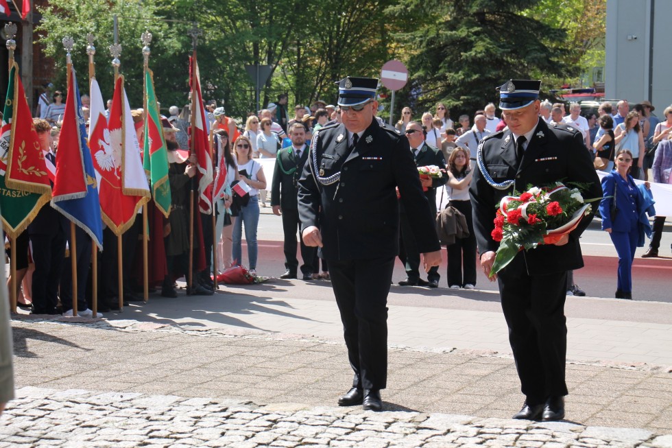 Sztum. Obchody 233. rocznicy uchwalenia Konstytucji 3 Maja.