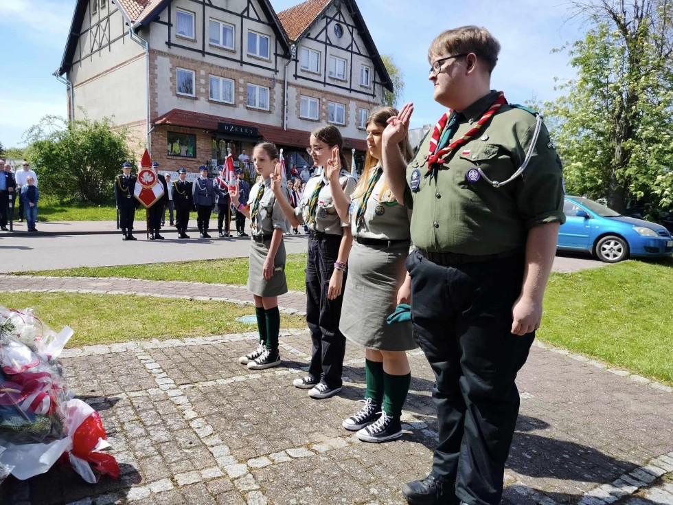 Nowy Dwór Gdański. 233. rocznica uchwalenia Konstytucji 3 Maja.