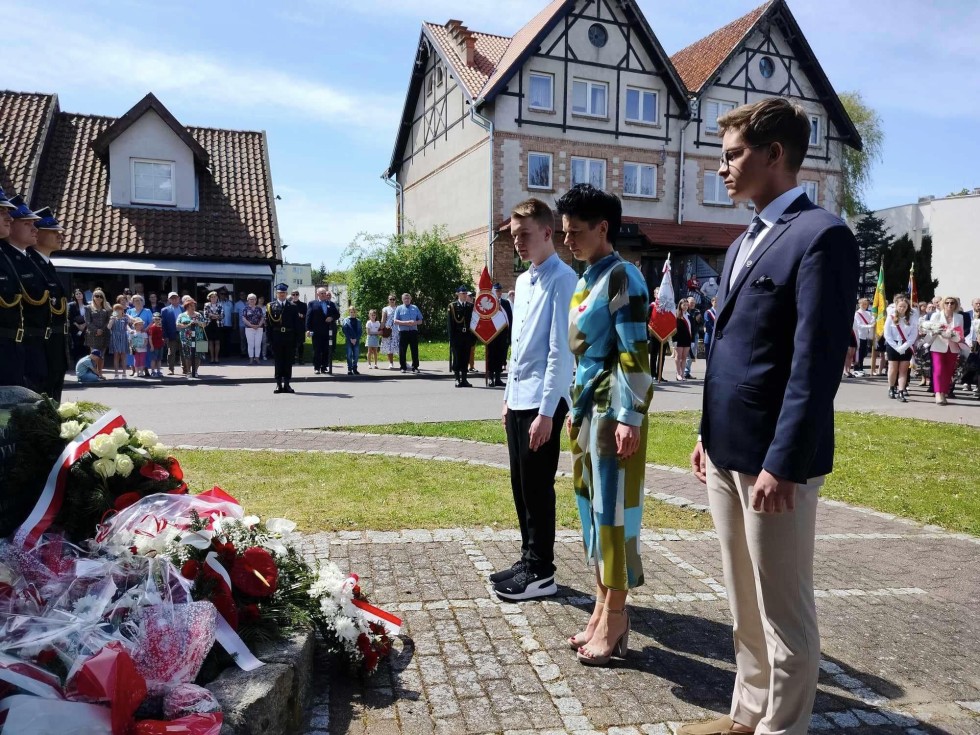 Nowy Dwór Gdański. 233. rocznica uchwalenia Konstytucji 3 Maja.