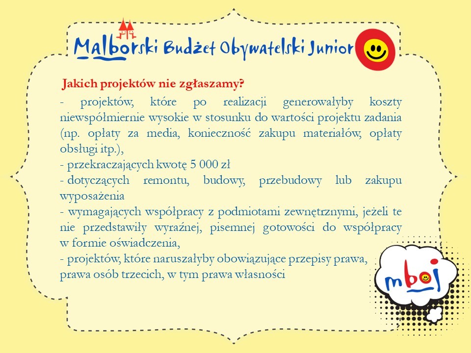 Malbork. Ruszył nabór wniosków do tegorocznej edycji MBOJ.