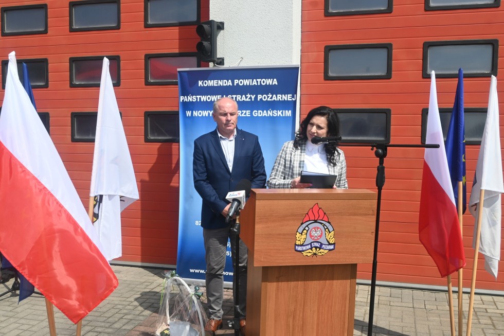 Nowy Dwór Gdański. Powiatowe Obchody Dnia Strażaka.