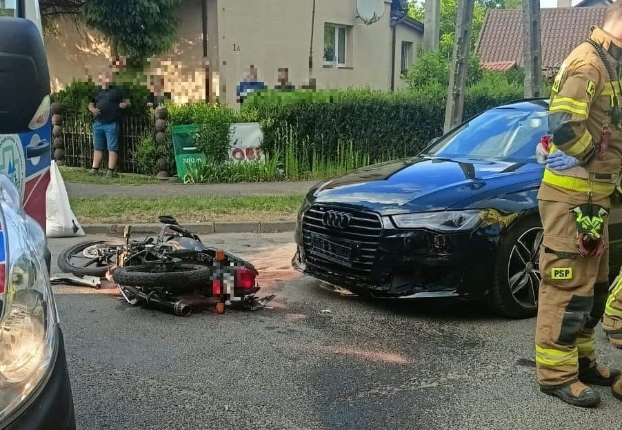 Dwa wypadki z udziałem motocykli – tygodniowy raport malborskich służb mundurowych.