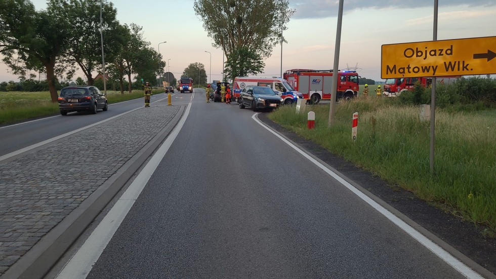 Pożar samochodu i wypadek drogowy – tygodniowy raport malborskich służb mundurowych.