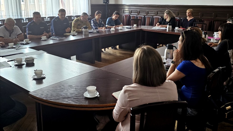 Malbork. Powiatowy Zespół Zarządzania Kryzysowego rozmawiał o pożarach i niebezpiecznych składowiskach.