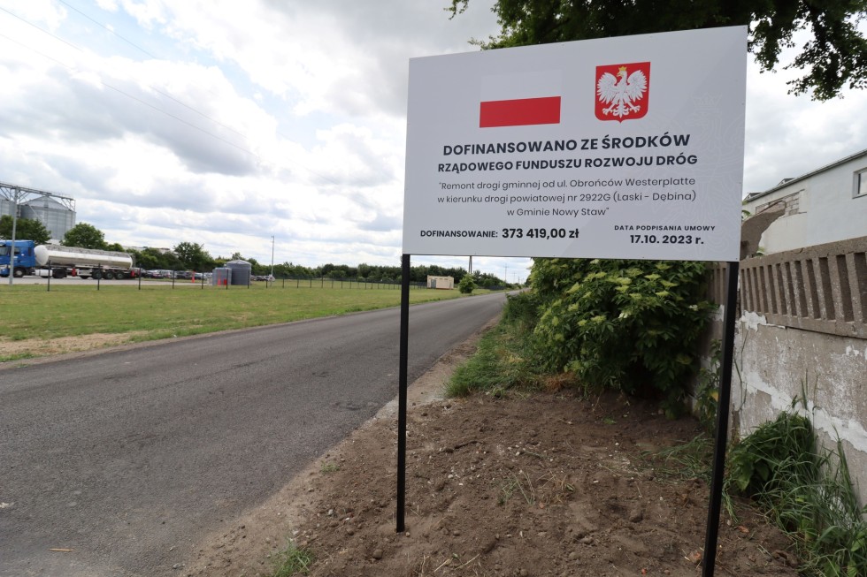 Nowy Staw. Kolejna inwestycja zakończona.