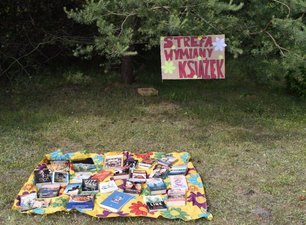 Malbork. Czytanie na trawie – piknik czytelniczy uczniów Technikum nr 3.