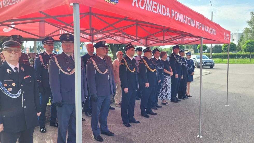 Malbork. Strażacy pożegnali zastępcę komendanta powiatowego bryg. Adama Taflińskiego.