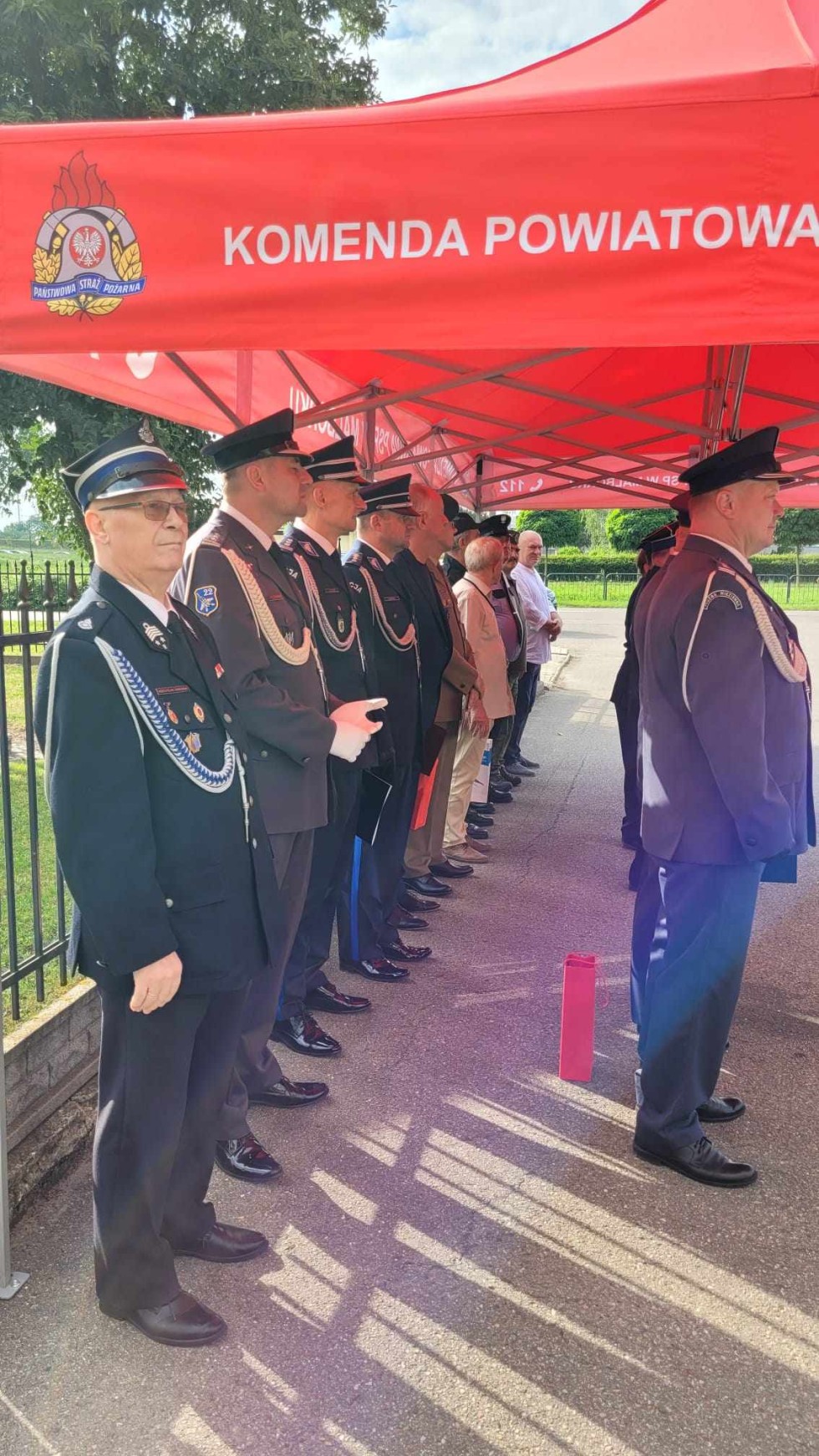 Malbork. Strażacy pożegnali zastępcę komendanta powiatowego bryg. Adama Taflińskiego.